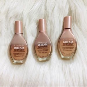 🆕 Maybelline Dream Wonder Fluid-Touch Foundation (set of 3)
